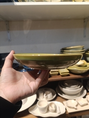 Dĩa ảo 18cm xanh bơ