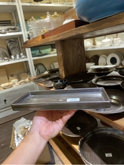 Đĩa chữ nhật 10inch Ngọc Trai Đen