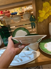 Đĩa ảo 9 lòng hoa vành xanh lá