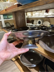 Đĩa hoa quả có chân 8.5inch Ngọc Trai Đen