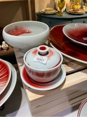 Đĩa kê chén soup 5.75inch Trăng Đỏ