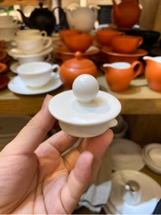 Nắp Ấm trà trung Kaleidoscope trắng