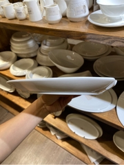 Đĩa cắt góc trắng trơn 9inch