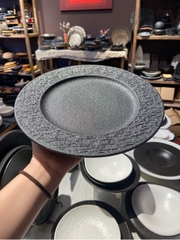Đĩa nông 25cm đen LP2S-27D