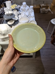 Dĩa ảo 17.5cm xanh bơ
