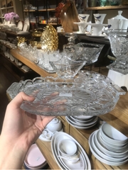 Khay pha lê tulip 29cm