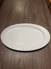 Dĩa xoài 40x26cm tuyết trắng