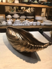 Dĩa sò sashimi 54x21.5x16cm màu nâu đồng (HĐ)