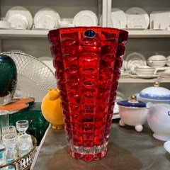 Lọ hoa Millenium đỏ 26cm Crystal Bohemia