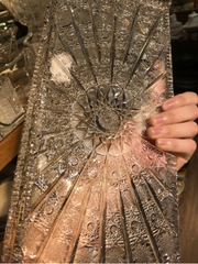 Đĩa pha lê chữ nhật mài