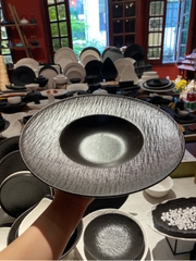 Đĩa soup 30cm đen LP2S-DM30D