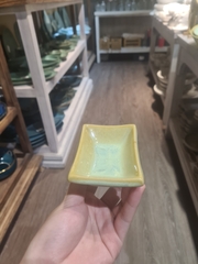 Dĩa chấm CN 10.2x7x2.8cm xanh bơ