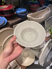 Bát Chiết Yêu 15cm M1 màu kem (lòng nhỏ)