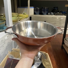 Chảo inox phủ ceramic 20 x 5cm Edelkochen_KN - Đỏ