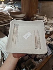Dĩa vuông 17cm Lộc Phát (có vệt)