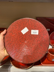 Đĩa 8.5inch đỏ chàm đen