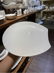 Đĩa cắt góc trắng trơn 10inch