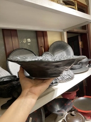 Đĩa sâu 12inch đen méo C283