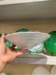 Đĩa nón 10inch xanh vân lá