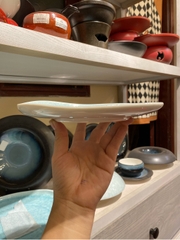 Đĩa nông 8inch Blue