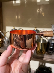 Chén đựng sốt Inox quai gỗ