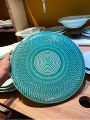 Đĩa tròn bằng 14inch xanh ngọc
