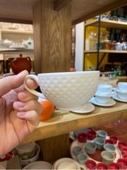 Tách trà nhỏ Kaleidoscope trắng