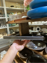 Đĩa chữ nhật 10inch Ngọc Trai Đen