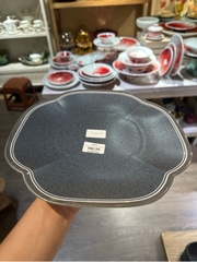 Đĩa 4 cánh 10.5inch ghi viền bạc