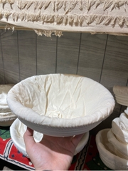 Giỏ mây bọc vải