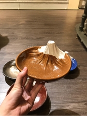 Đĩa kiểu núi Phú Sĩ 20cm