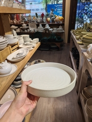 Khay tròn sâu 24x4.5cm Lộc Phát (không vệt)