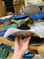 Tấm cá koi 9inch trắng Shing star