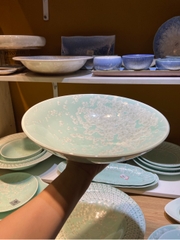 Tô salad 10.5inch xanh khảm