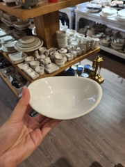 Chén thỏi vàng 13.5 x 11 cm Trắng Ngà