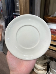 Đĩa lót tách capuchino 14.5cm màu kem