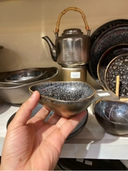 Chén tam giác 5inch mè đen