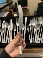 Dao Thìa Dĩa INOX 304 MỜ Vuông Trơn