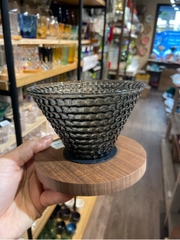 Phễu lọc cafe thuỷ tinh có gioăng vòng gỗ