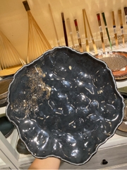 Đĩa 11inch đen phun ngựa