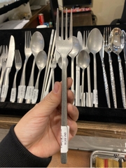Dao Thìa Dĩa INOX 304 MỜ Vuông Trơn