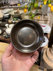 Chén Chấm Tròn 3.5inch Ngọc Trai Đen