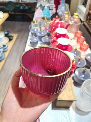 Hũ kẹo sứ kẻ