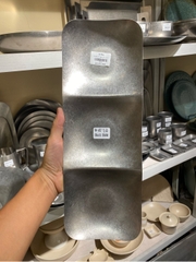 Đĩa INOX 3 ngăn 26.5x13cm