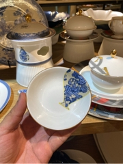 Tiêu 3.5inch Blue and white