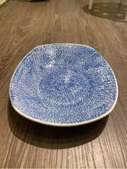 Tô pasta 28 cm kem vệt xanh dươngHQ (Tô 11)