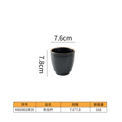 Bát Đĩa Phíp Melamine Đen Viền Cam