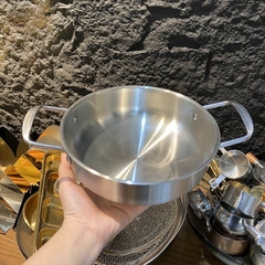 Chảo inox sâu 2 quai