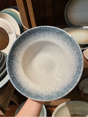 Bát chiết yêu 23cm kem phun đen