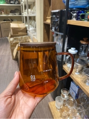 Bình cafe thuỷ tinh màu